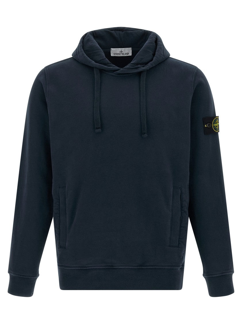 Stone Island Logo Badge Hoodie