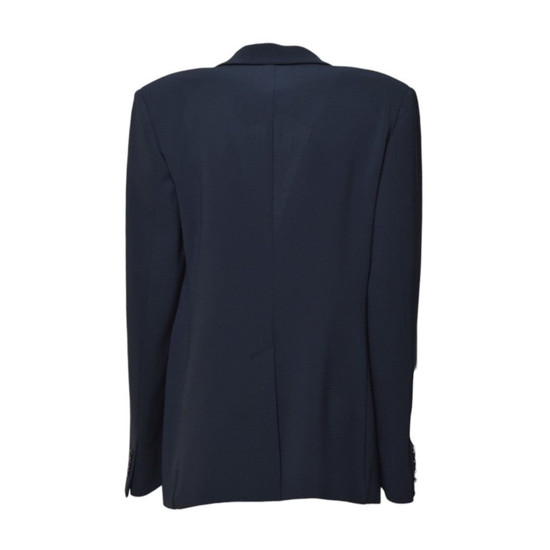 Aspesi Single Breasted Jacket In Midnight Blue Cady