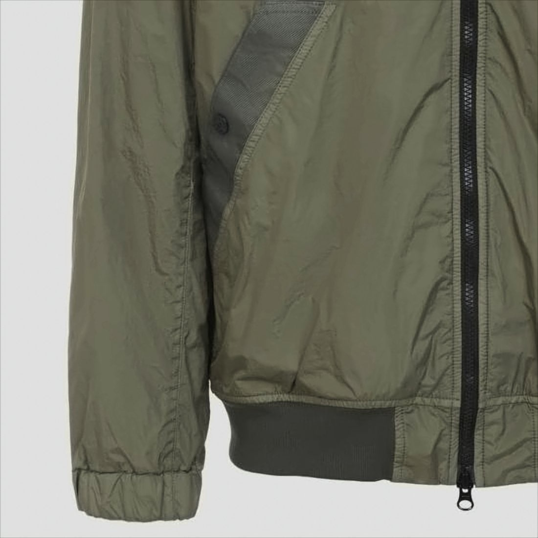 Stone Island Lightweight Nylon Jacket With High Collar