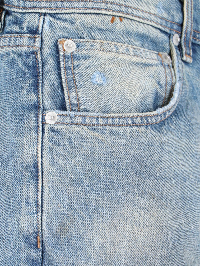 Enfants Riches Déprimés Palazzo Jeans, In Light Blue Denim