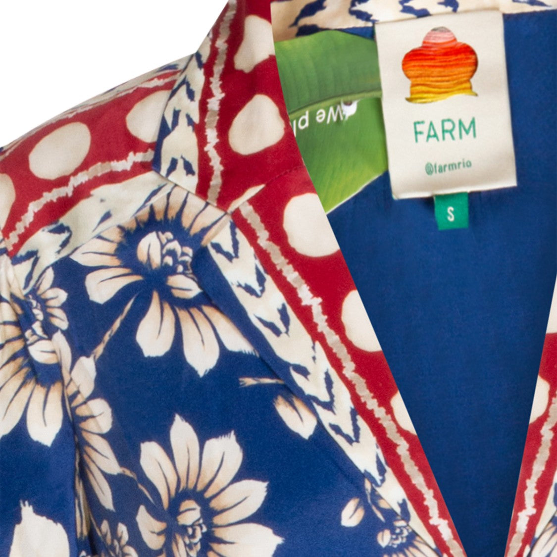 Farm Rio Vibrant Floral-Abstract Pattern Dress With Flowing Silhouette