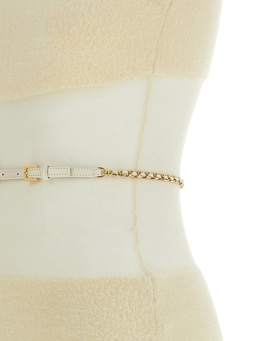 Elisabetta Franchi Gauze Insert Dress