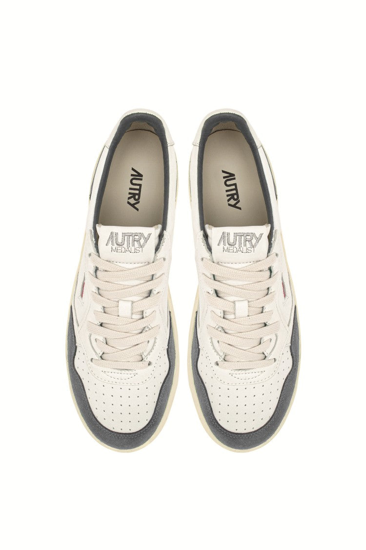 Autry Goat Leather And Suede Bimaterial Sneakers