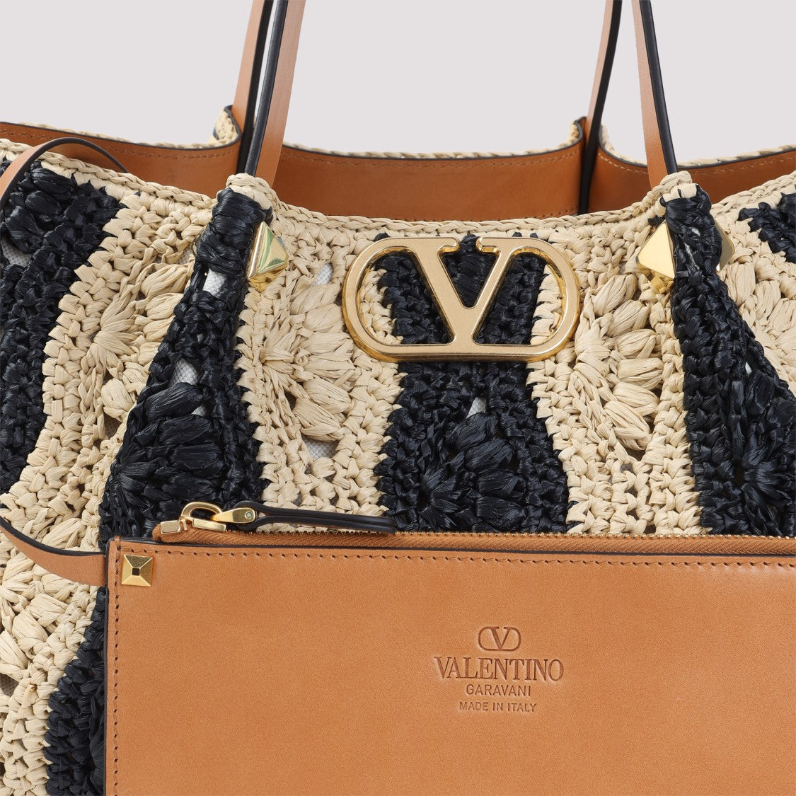Valentino Garavani Woven Design Tote Bag