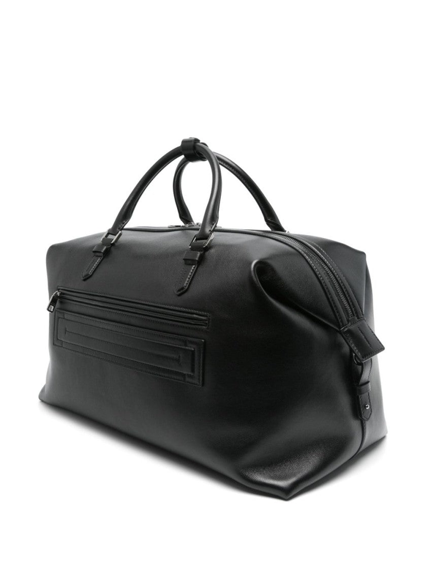 Dolce & Gabbana Smooth Leather Black Bag With Polished Hardware