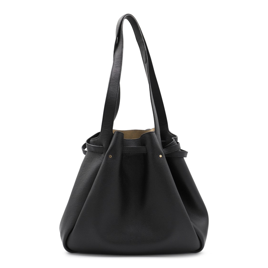 Tory Burch Romy Tote In Black Leather