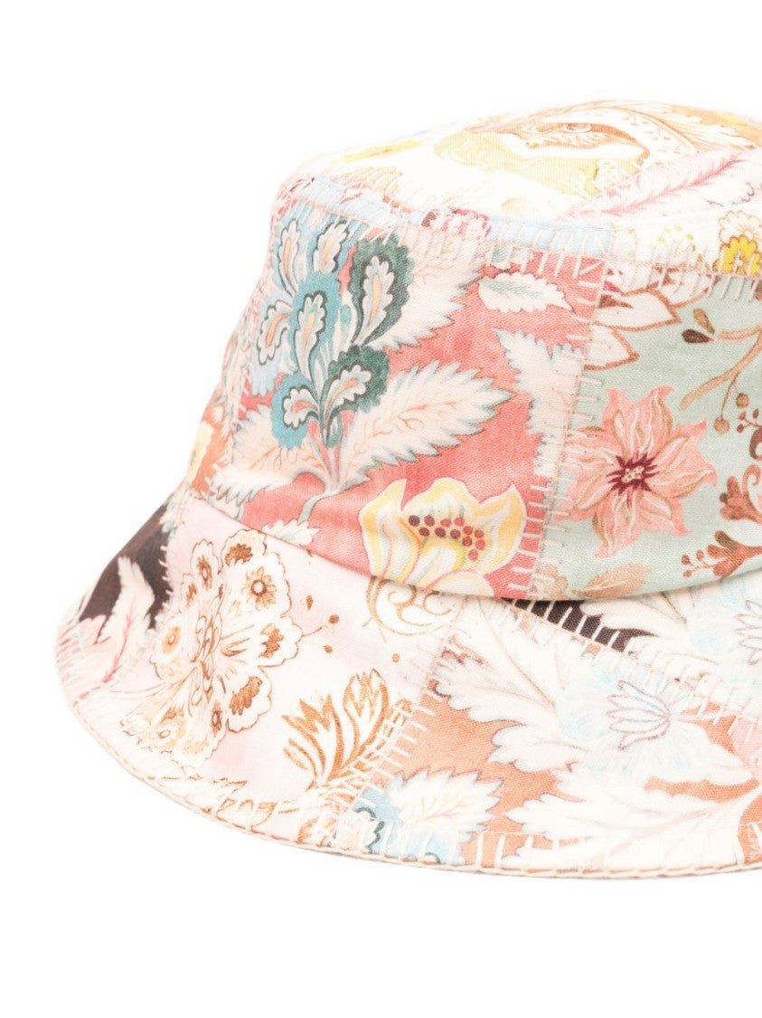 Zimmermann Floral-Patterned Multicolour Fisherman's Hat