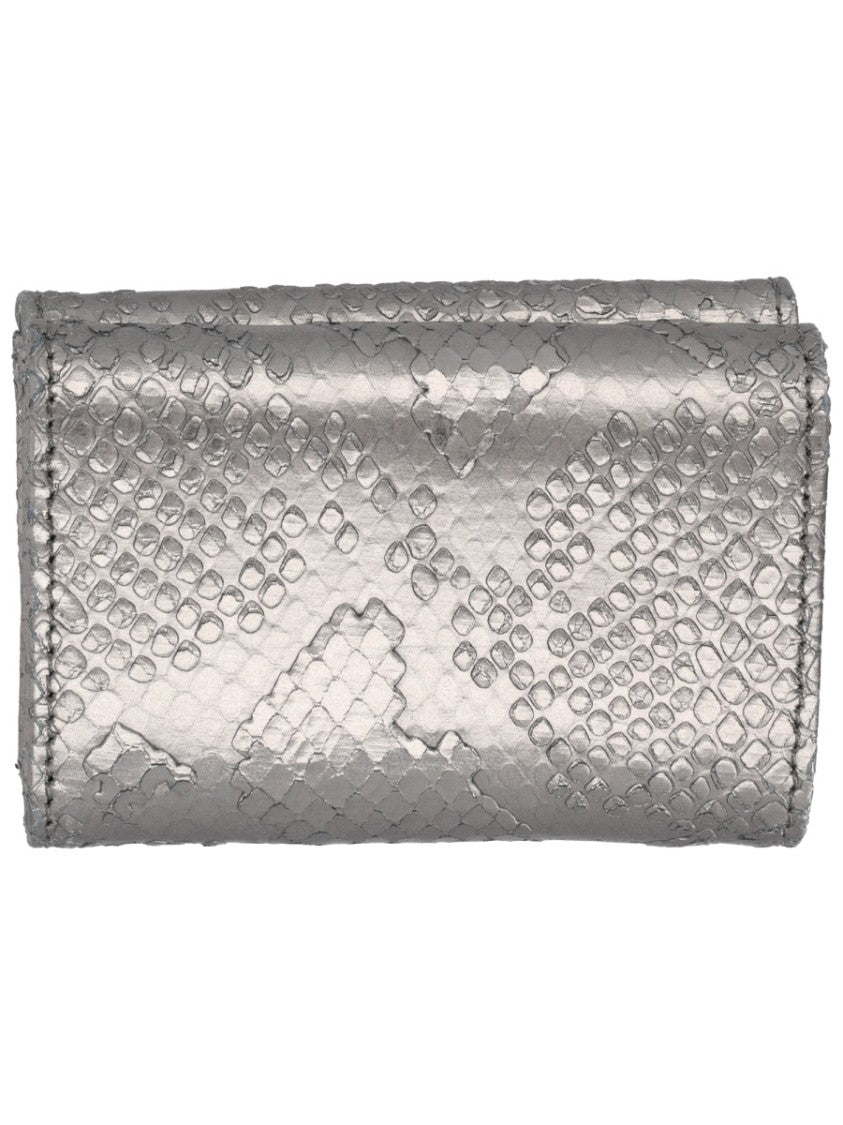 Vivienne Westwood Silver Envelope Metallic Portfolio Wallet