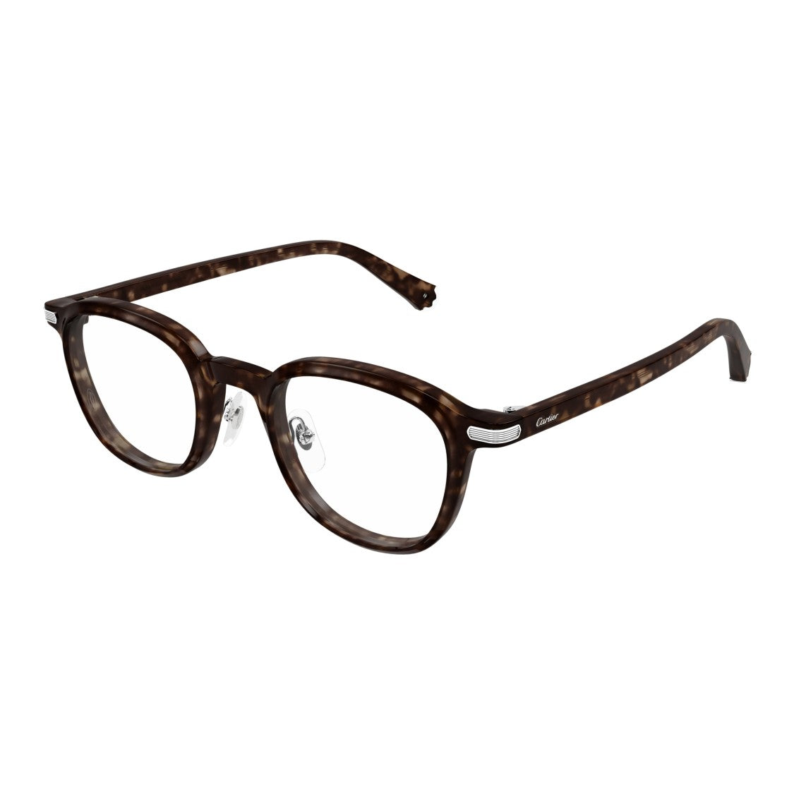 Cartier Ct0560o Round Frame Tortoiseshell Eyeglasses
