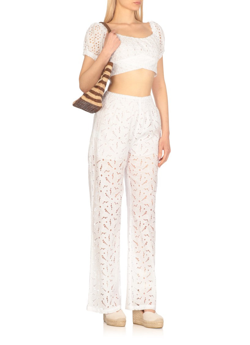 Temptation All-Over Lace White Temptation Top
