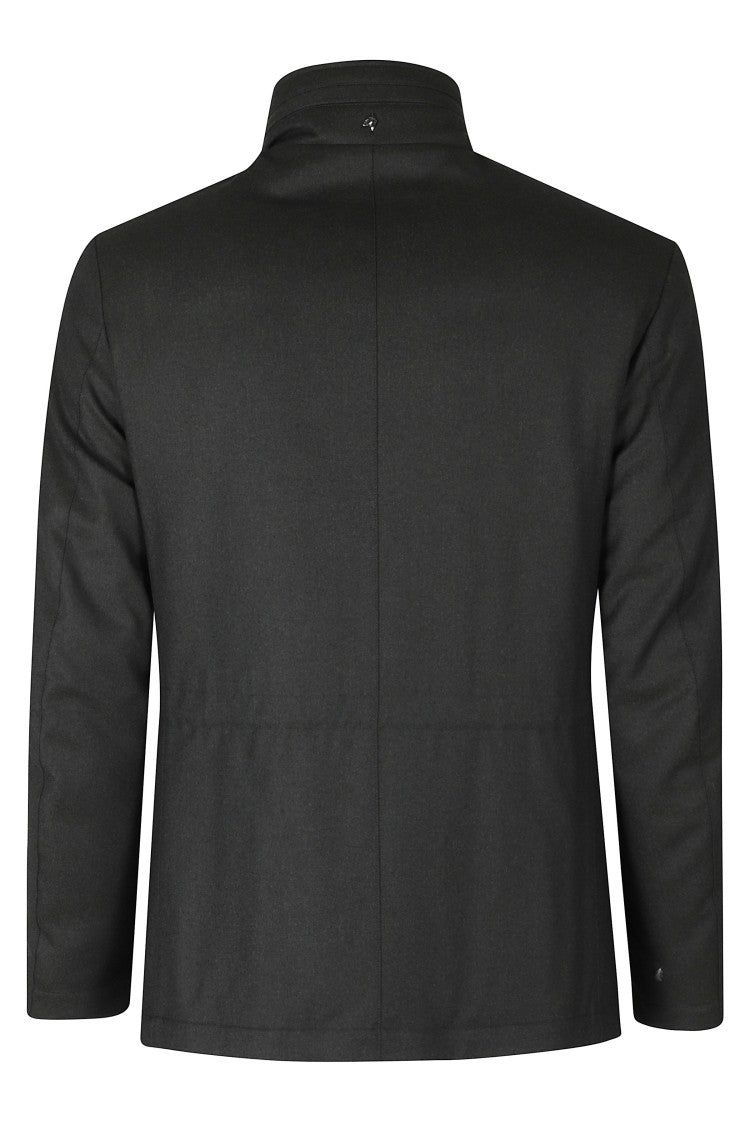 Montecore Green Duck Down Padded Wool Jacket