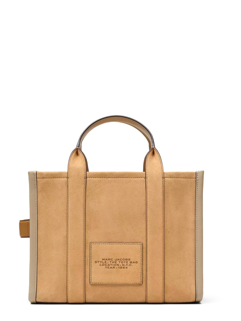 Marc Jacobs Medium Suede Cow Leather Tote With Structured Design