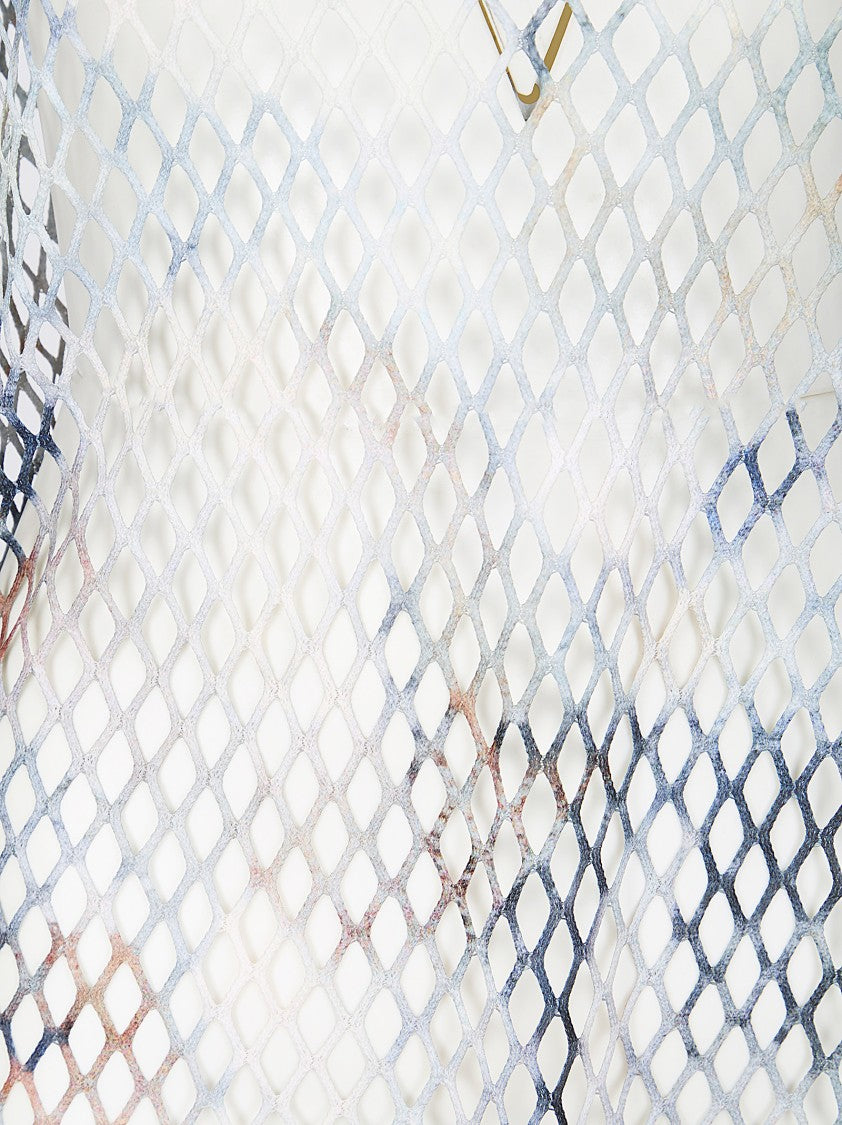 Diesel Maxi Dress In Loosely Knitted Mesh