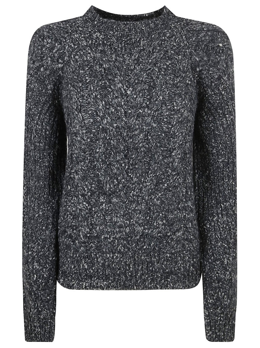 Isabel Marant Textured Grey Knit Sweater