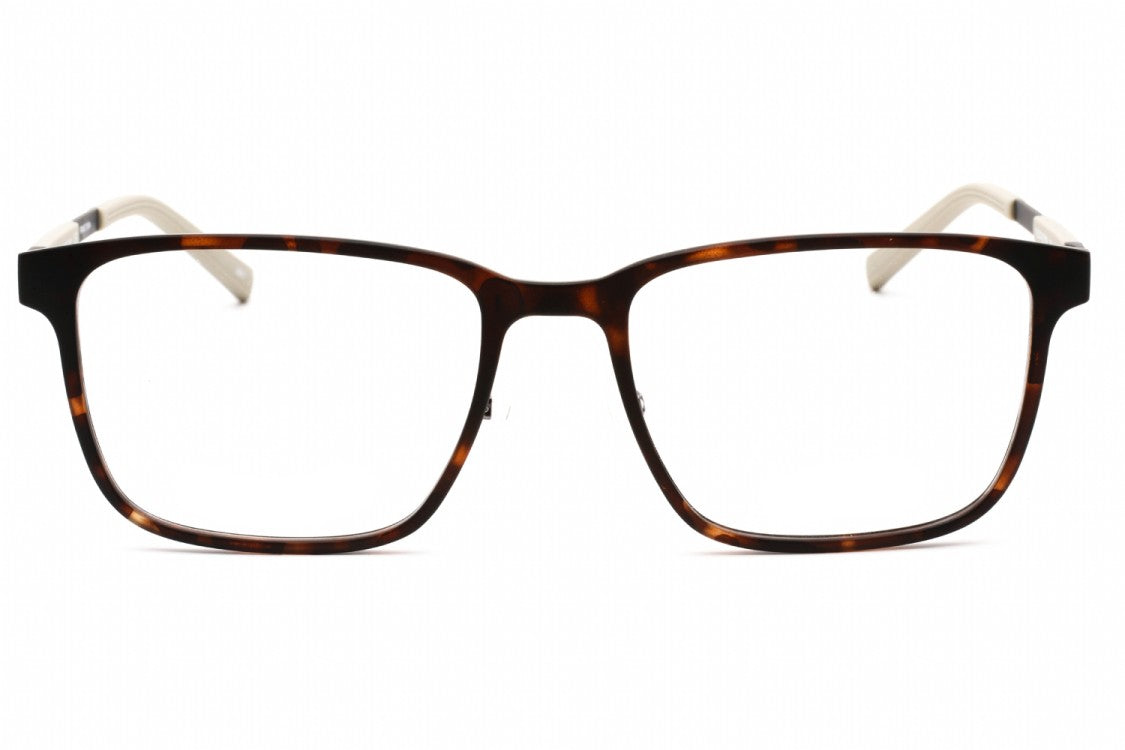 Flexon 11Jz4bt0a Rectangular Brown Eyeglasses With Rubber-Coated Temples