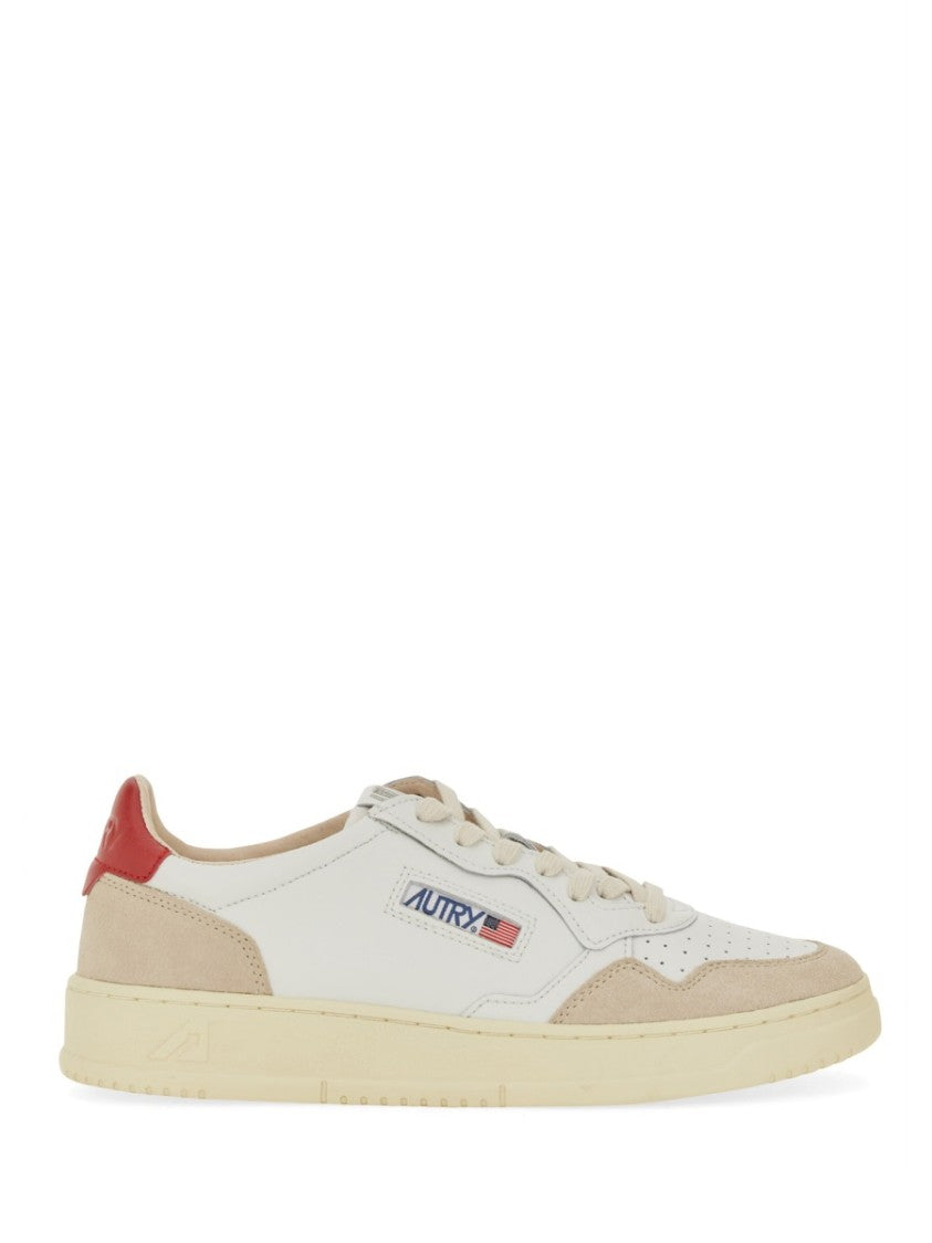 Autry Medalist Low Leather Suede Panels Sneakers