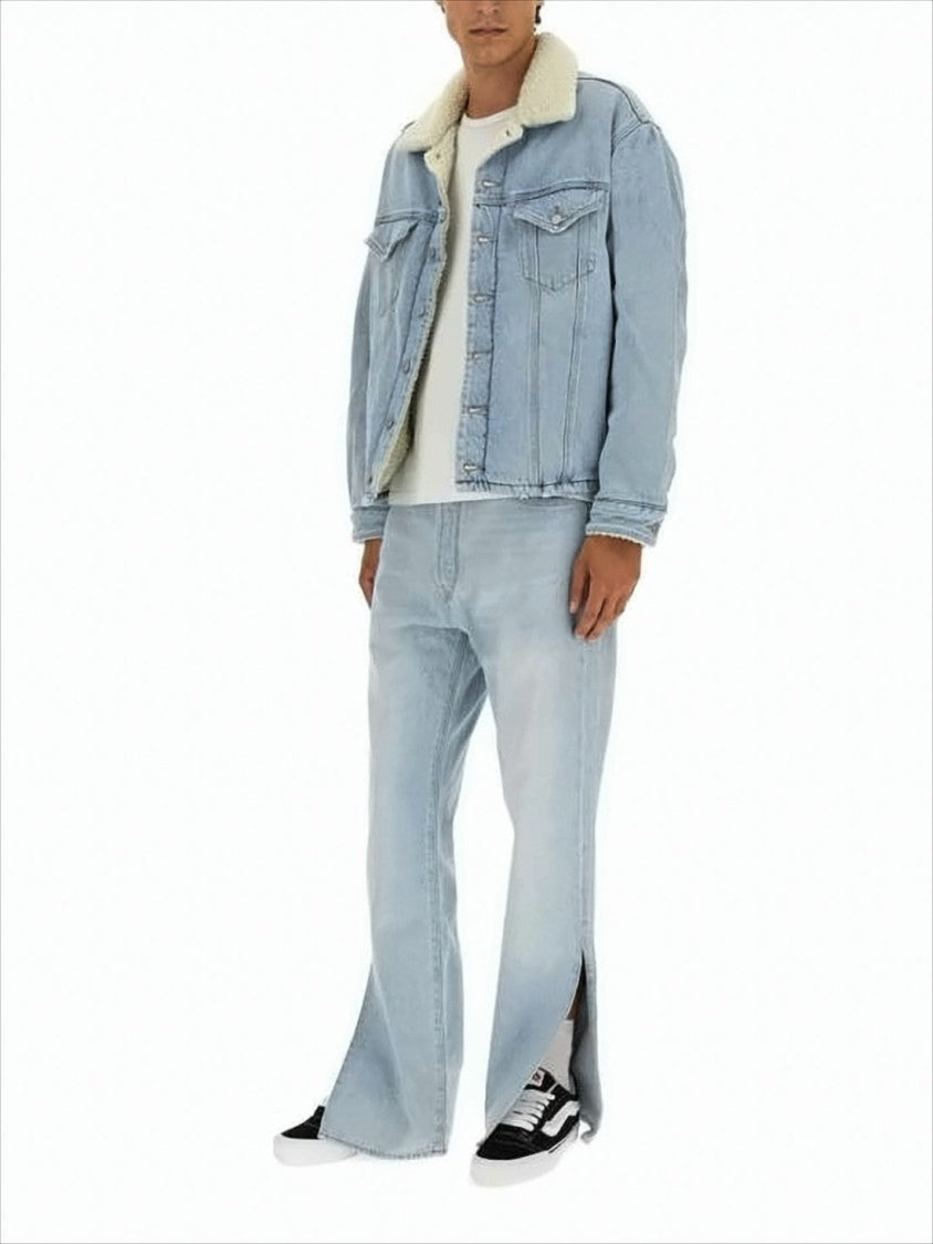 Erl Light Blue Denim Jacket