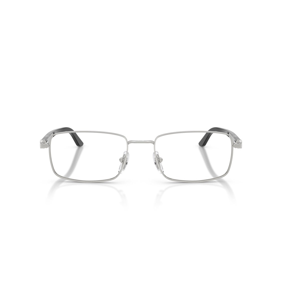 Persol 0Po1029v  Rectangular Metal Frame Eyeglasses With Adjustable Nose Pads