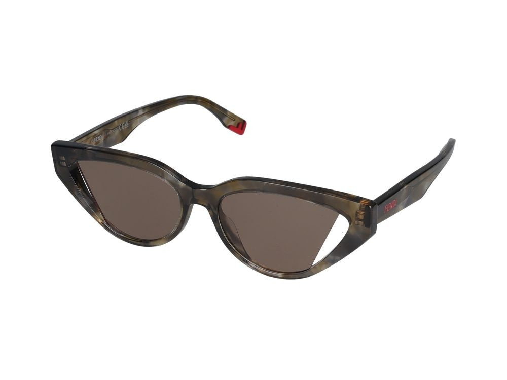 Maison Fendi Tortoiseshell Cat-Eye Sunglasses