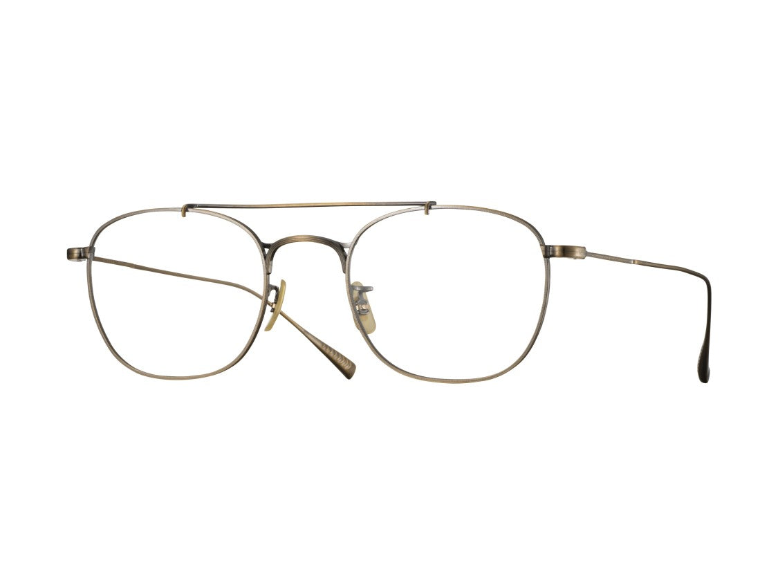Eyevan Gold Dazzling Rx Metal Double Bridge Eyeglasses