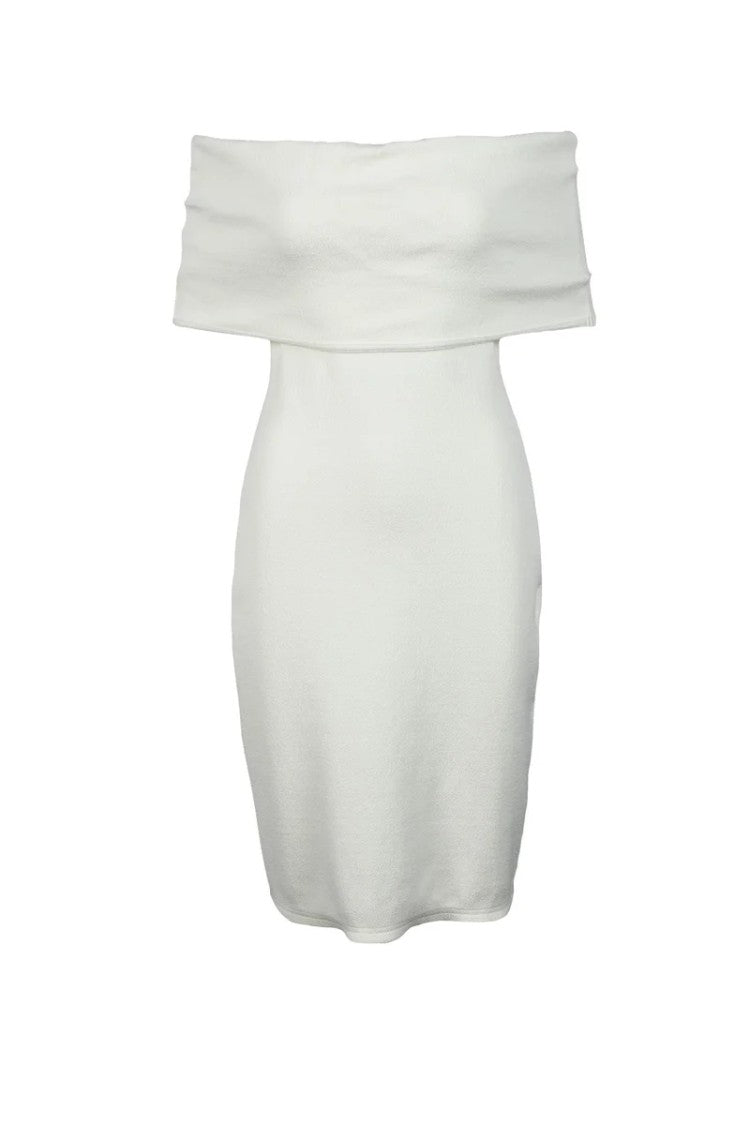Bottega Veneta Bodycon Dress Polyamide Elastane - White