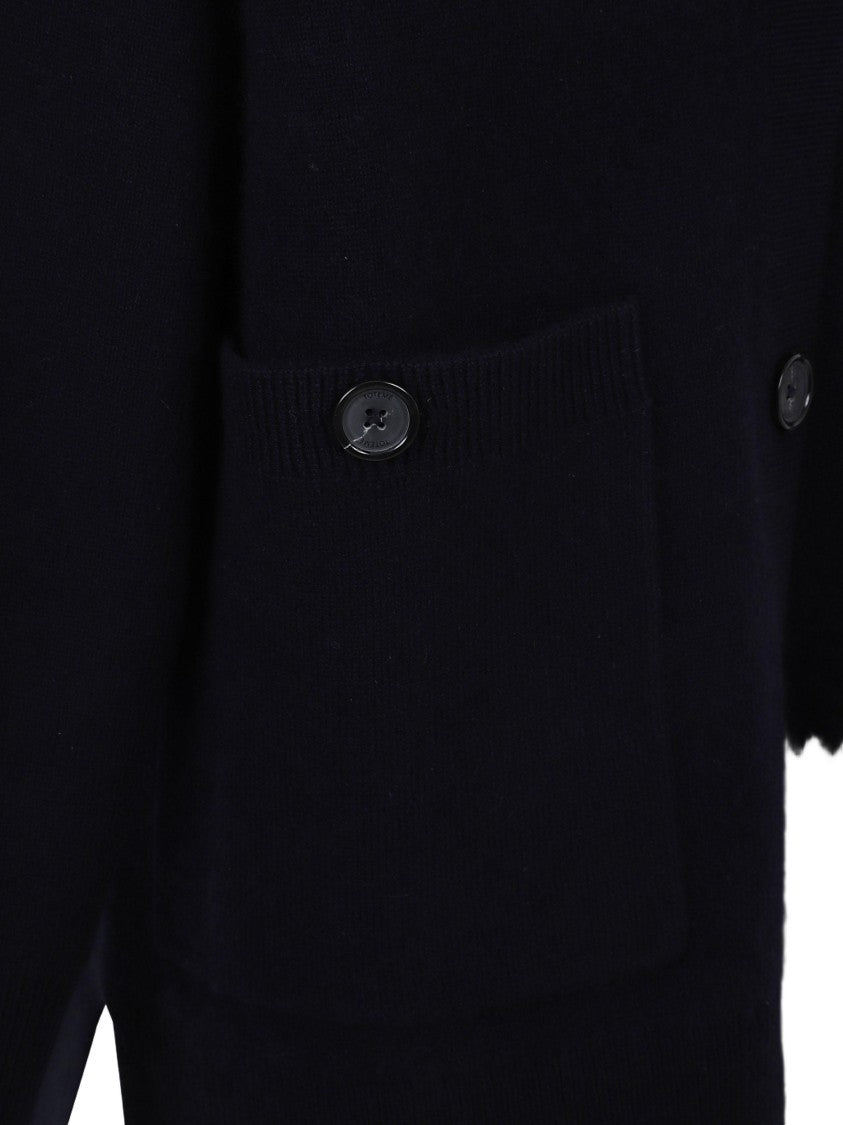 Totême Deep V-Neck Longline Cardigan With Button-Down Front