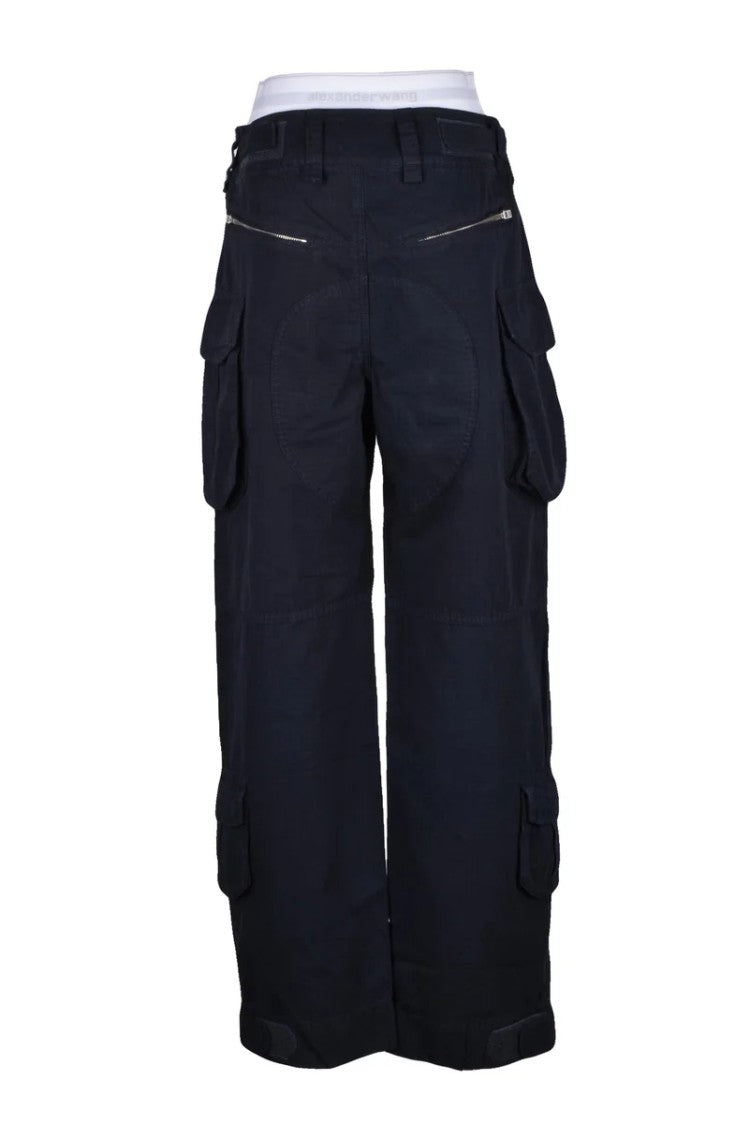 Alexander Wang Comfort Cargo Trousers - Blue