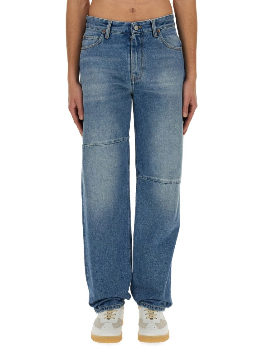 Mm6 By Maison Margiela Medium Blue Regular Fit Jeans