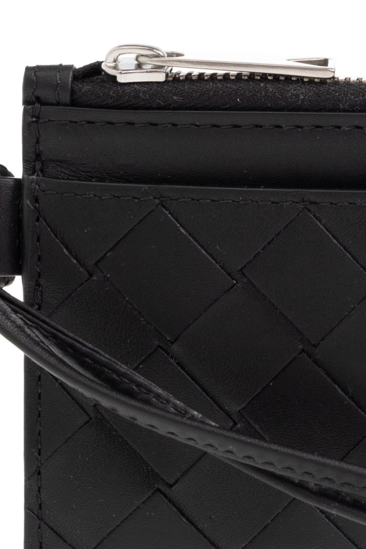 Bottega Veneta Woven Leather Card Wallet