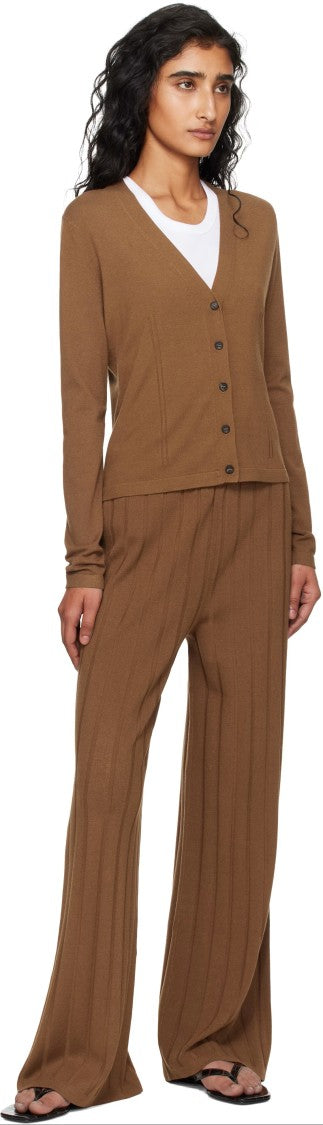 Max Mara Versatile Brown Cardigan With Design