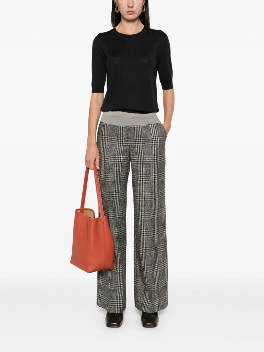 Lorena Antoniazzi Checkered Trousers