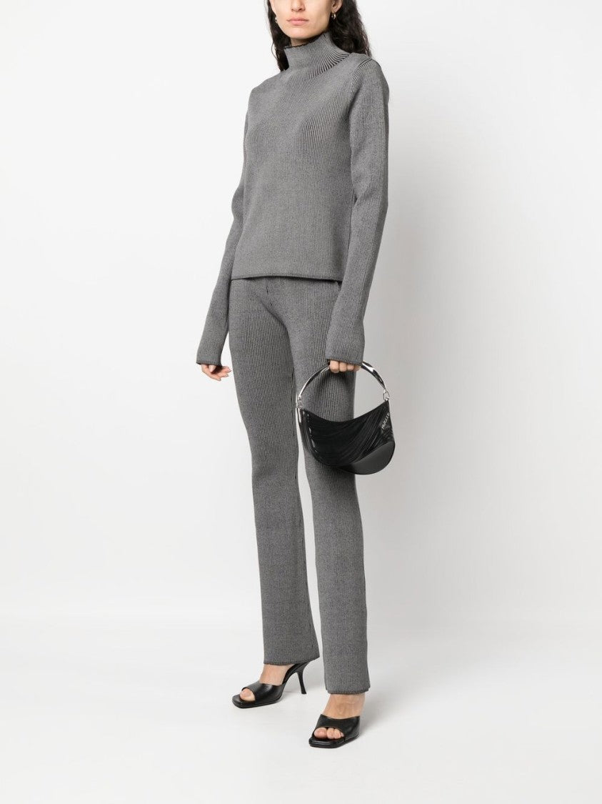 Mugler Spiral Curve 01 Embossed Tote Bag