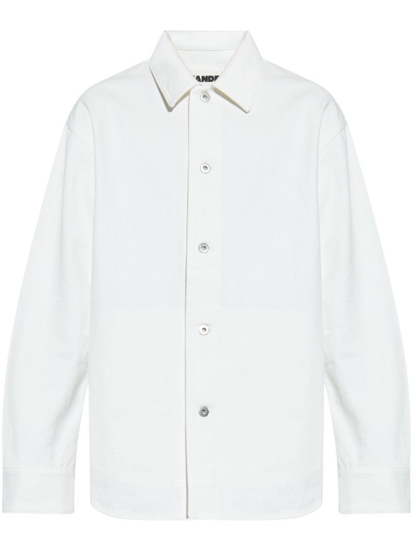 Jil Sander Japanese Raw Denim Long-Sleeved Shirt