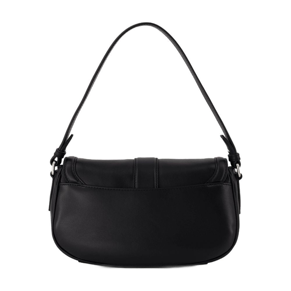 Alexander Mcqueen T-Bar Satchel Purse - Leather - Black