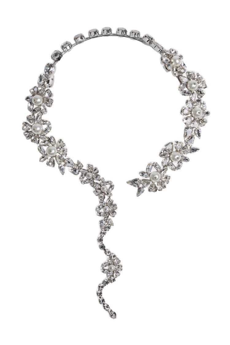 Simone Rocha Silver Fragment Heartbloom Necklace