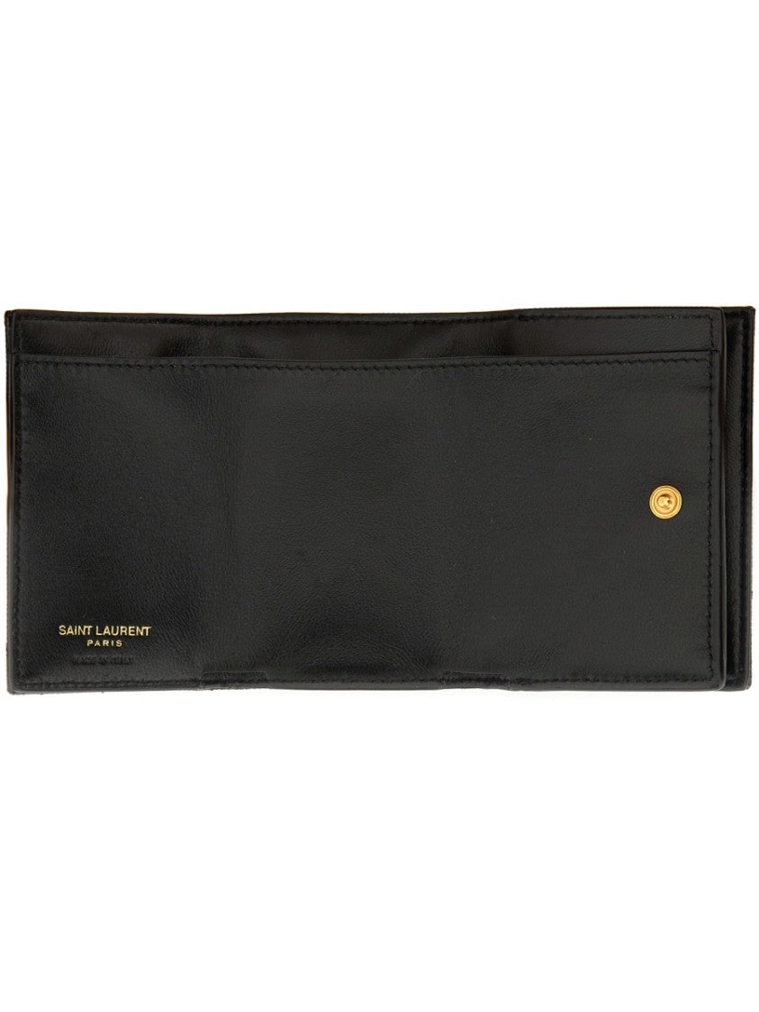 Saint Laurent Cassandre Matelassé Wallet