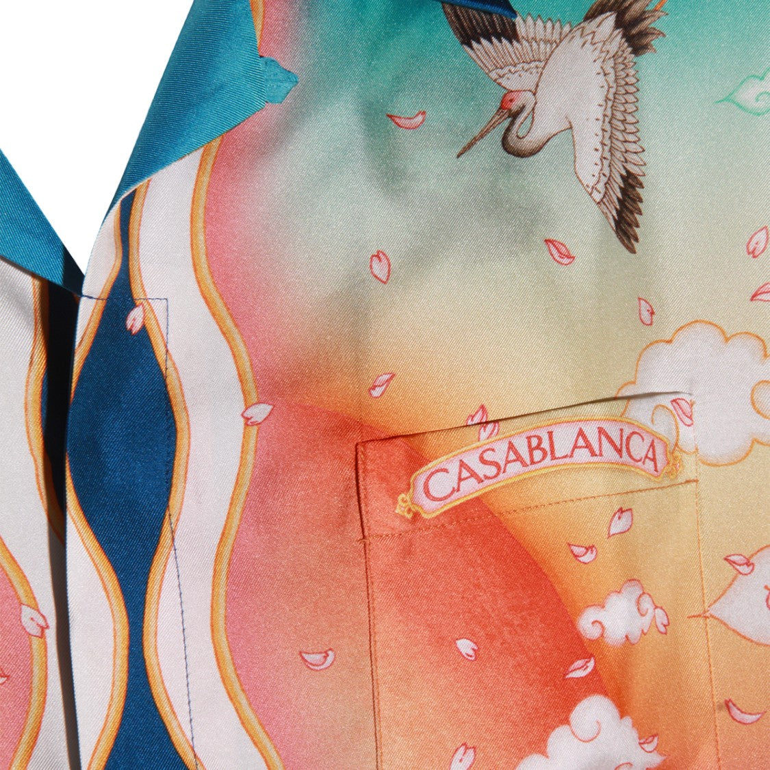 Casablanca Scenic Print Long Sleeve Shirt