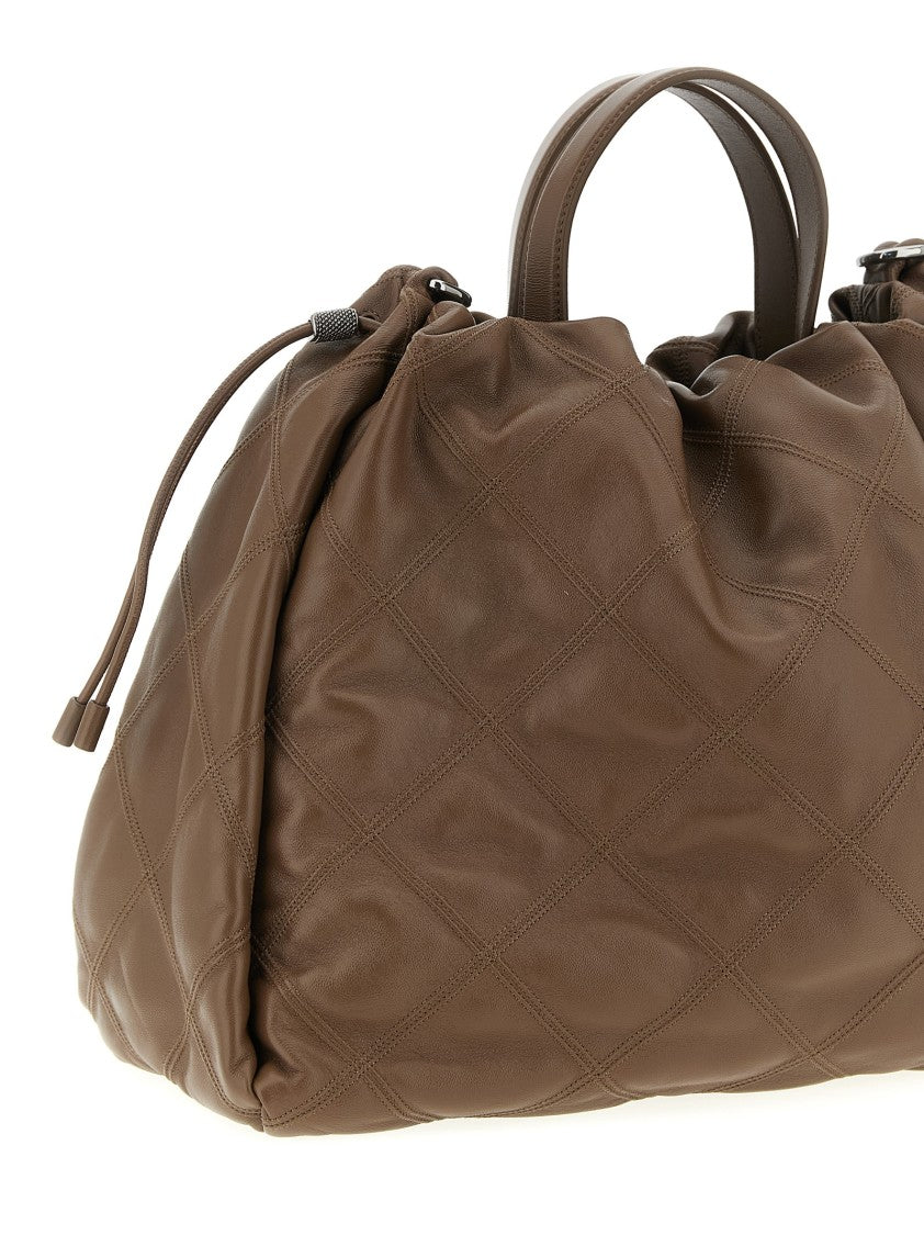 Brunello Cucinelli 'Mellow' Large Shopping Bag