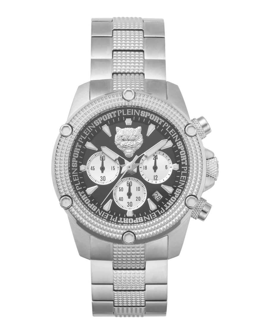 Plein Sport Hurricane Chronograph Watch With Black Sunray Dial