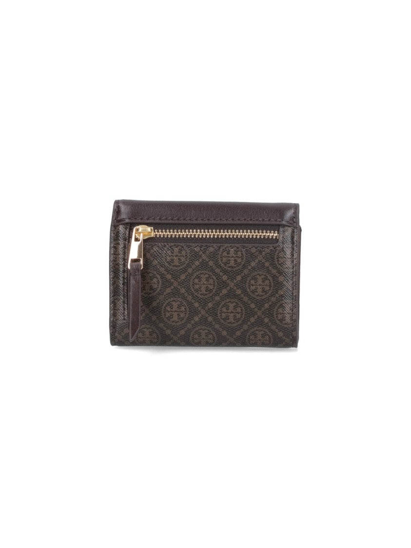 Tory Burch Small Wallet "T Monogram" – Brown