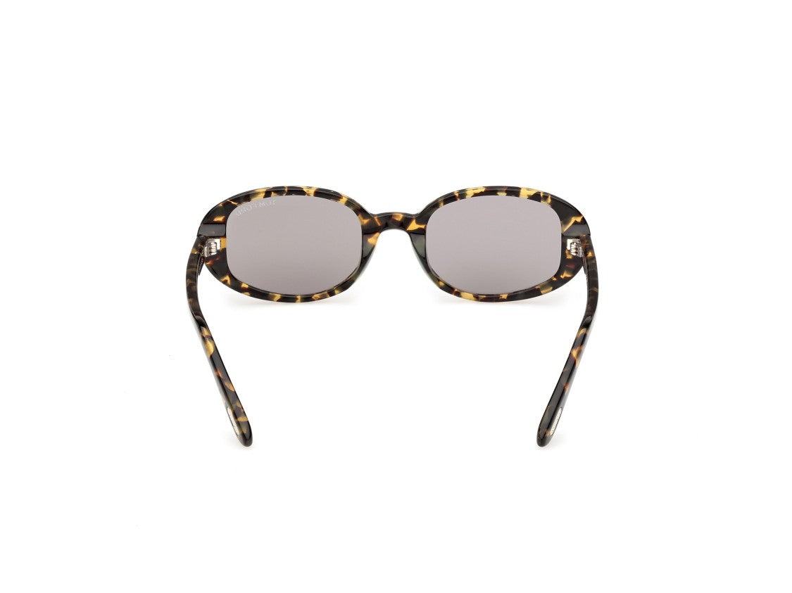 Tom Ford Tortoiseshell Ft1364 Oversized Sunglasses