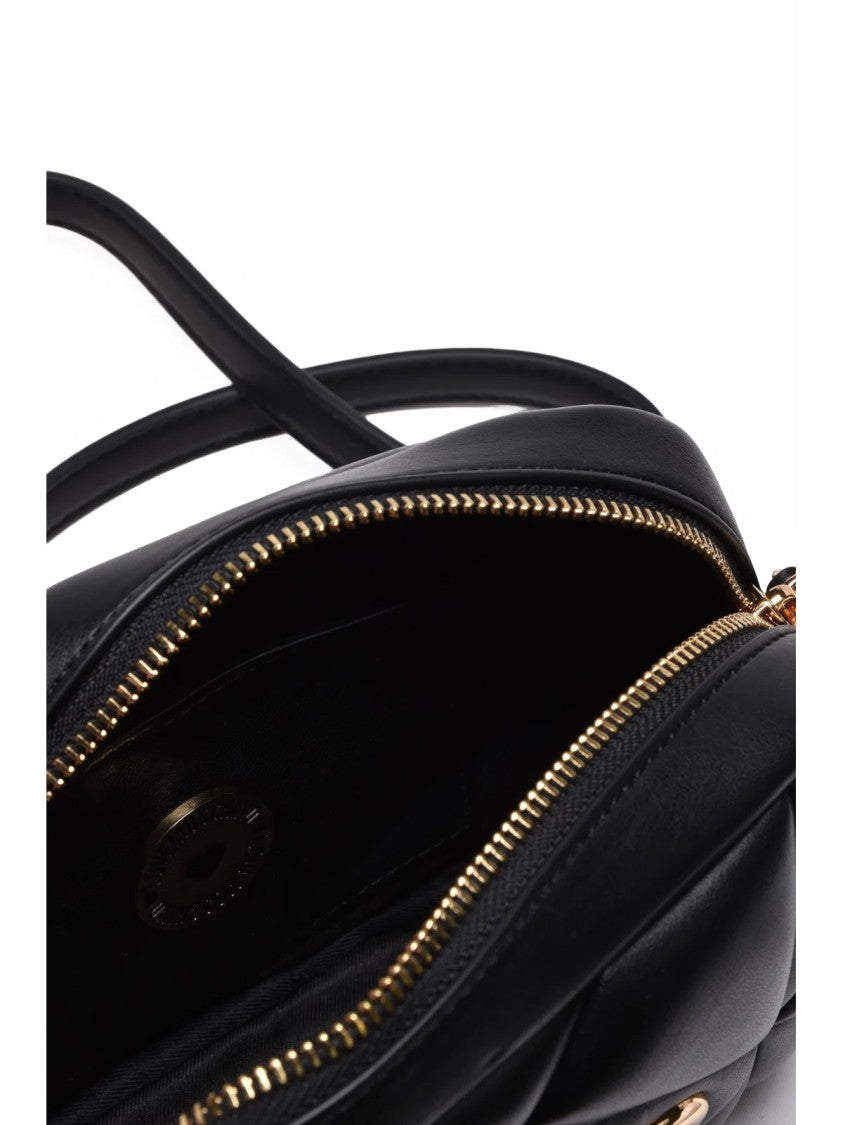 Love Moschino Black Quilted Polyurethane Shoulder Bag