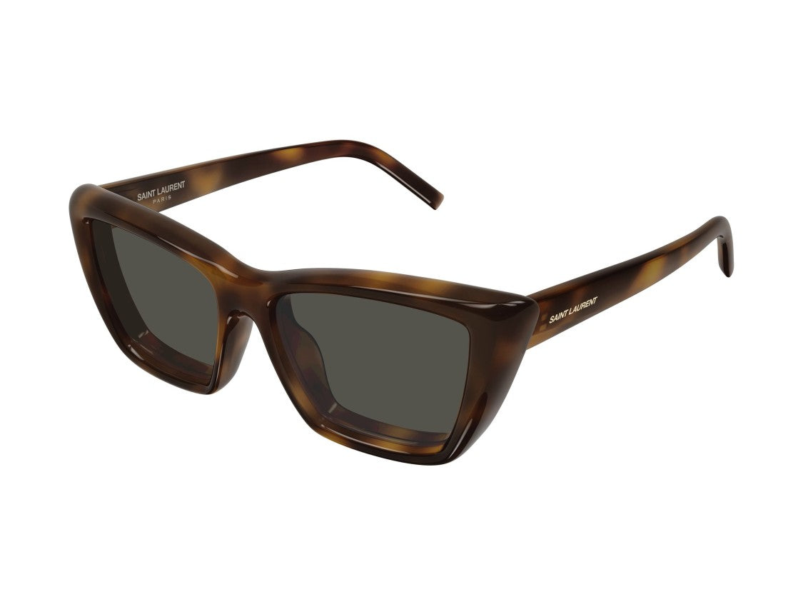 Saint Laurent Sl 276 Mica Plump Tortoiseshell Oversized Square Sunglasses
