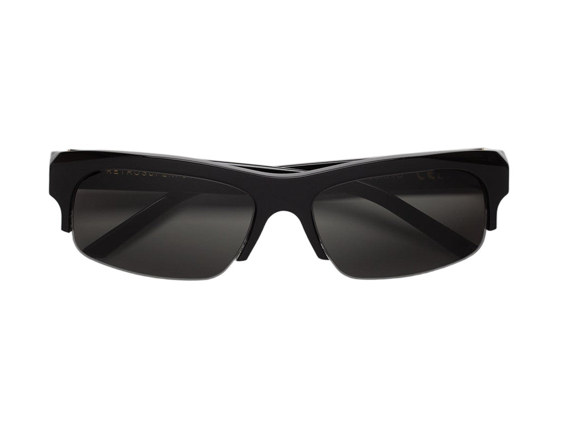 Retrosuperfuture Gold Scatto Angular Acetate Sunglasses