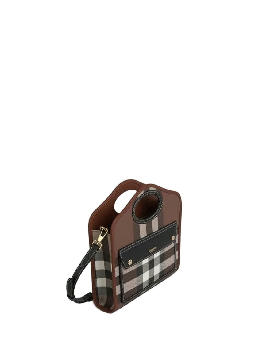 Burberry Structured Burberry Tote Bag
