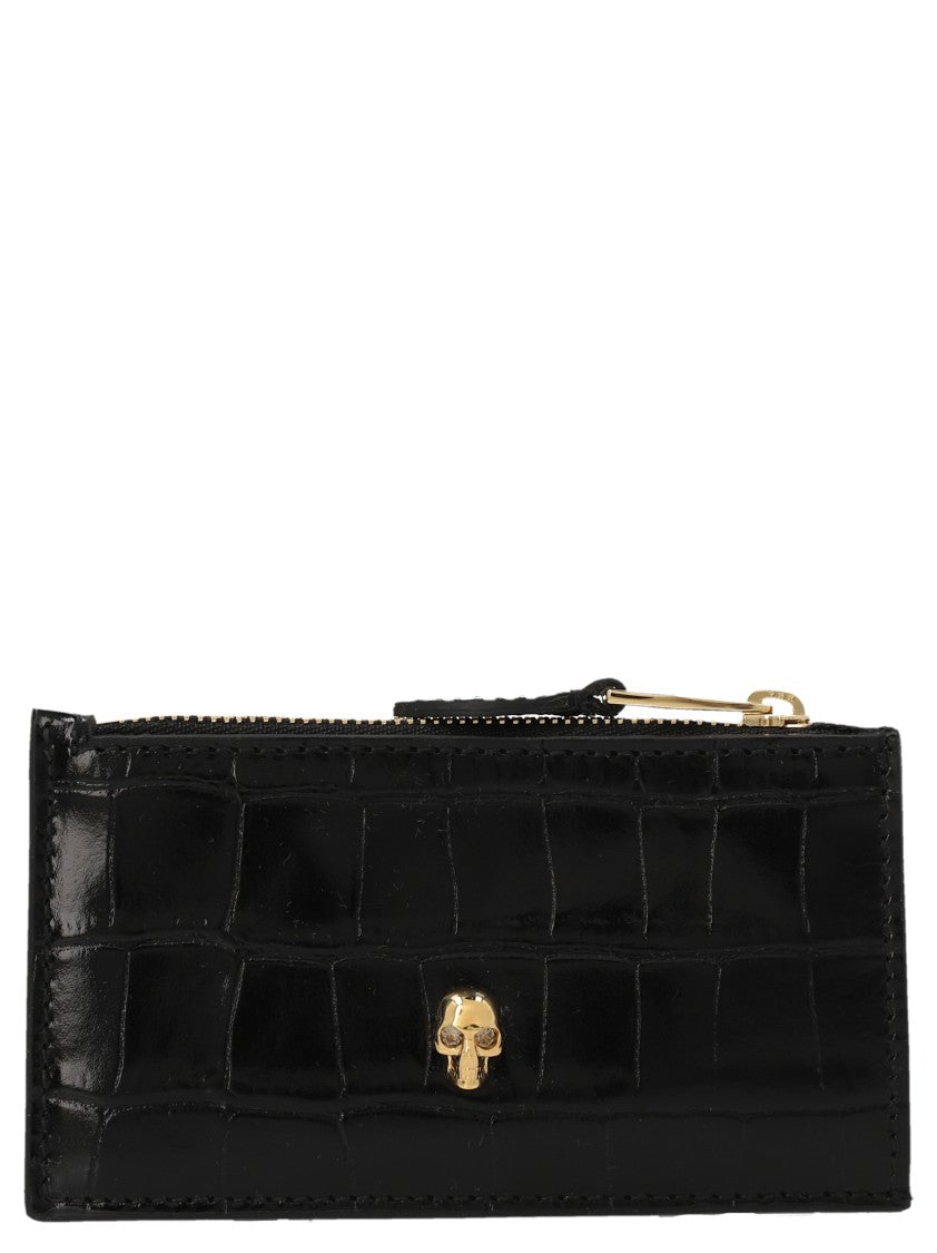 Mcqueen 'Skull' Card Holder