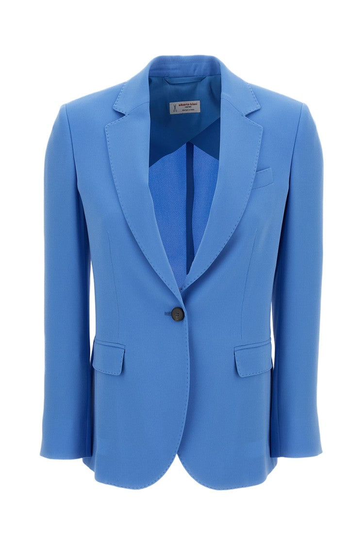 Alberto Biani Single-Breasted Cady Blazer