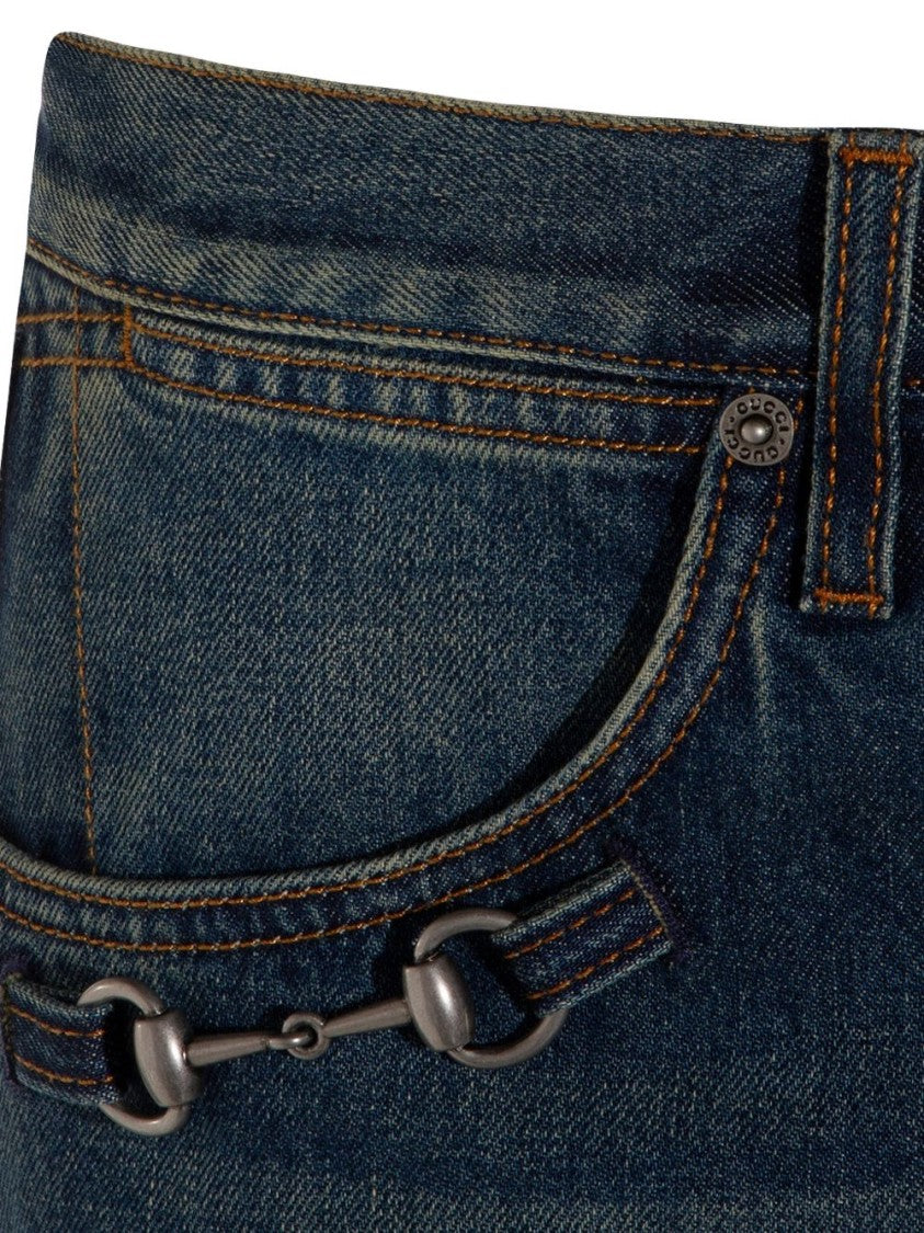 Gucci Straight-Leg Classic Five-Pocket Jeans