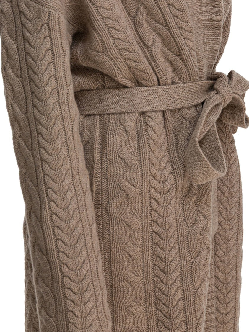 Max Mara Beige Wool And Cashmere Cardigan