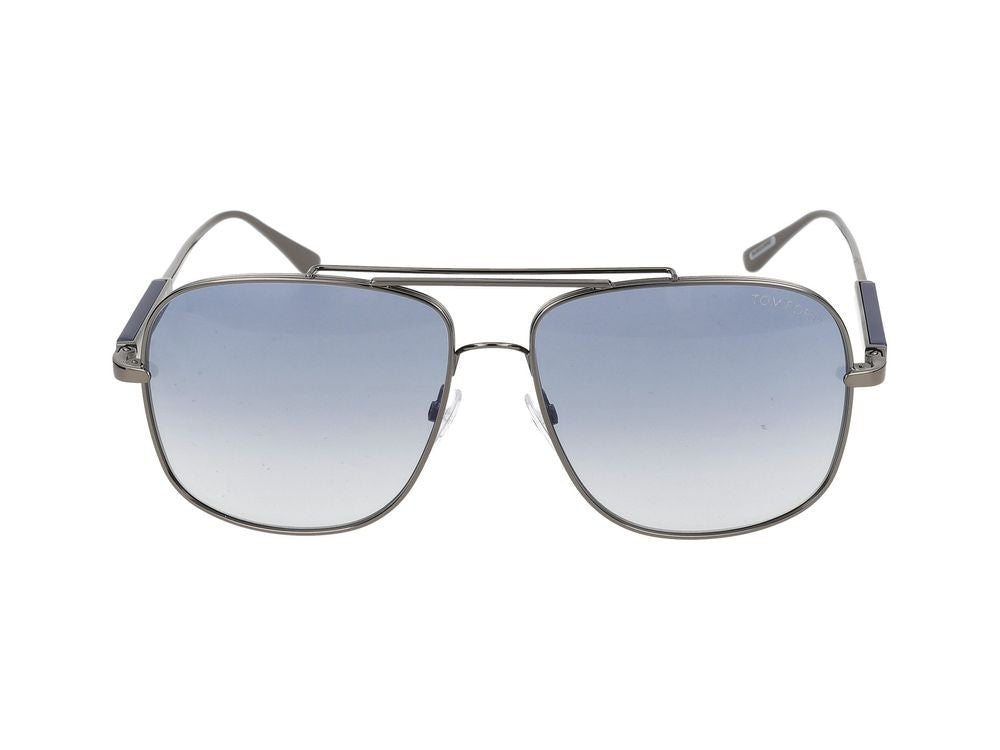 Tom Ford Blue Metal Frame Sunglasses